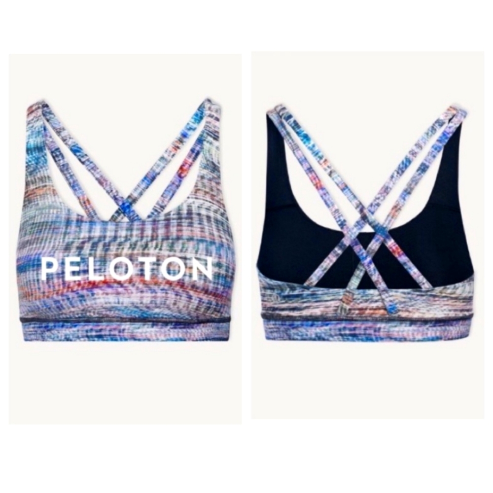Sports Bra Peloton x Lululemon Collaboration Spinning Workout Gorpcore Top